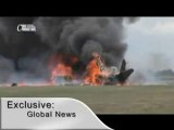 Pilot Ejects Just Before His Fighter Jet Crashes   Explodes!