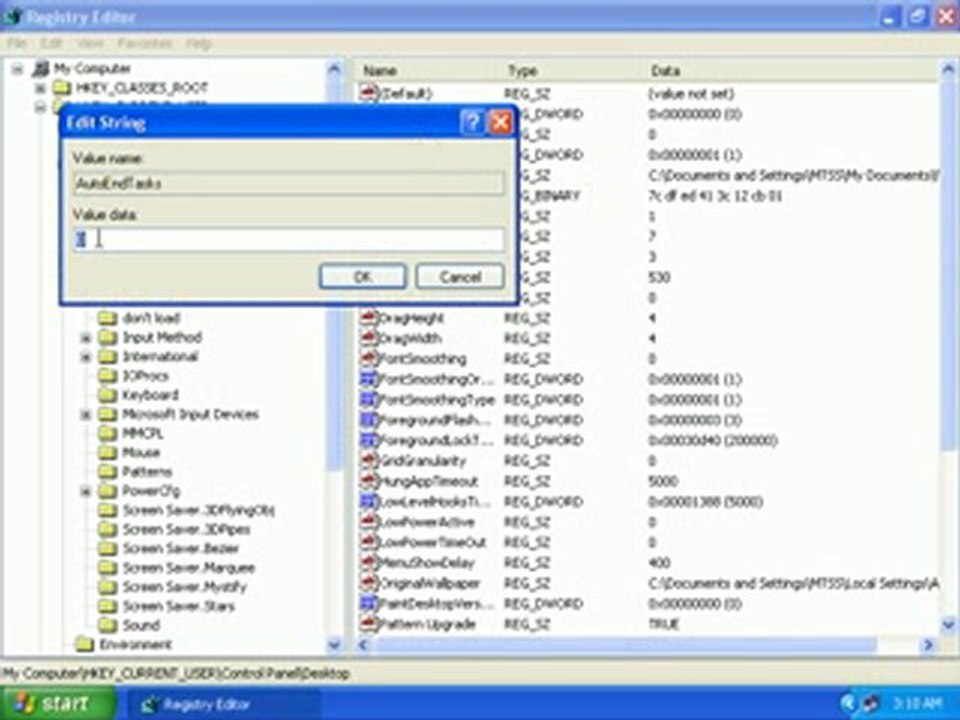 Not Responding Permanent Solution In Win XP