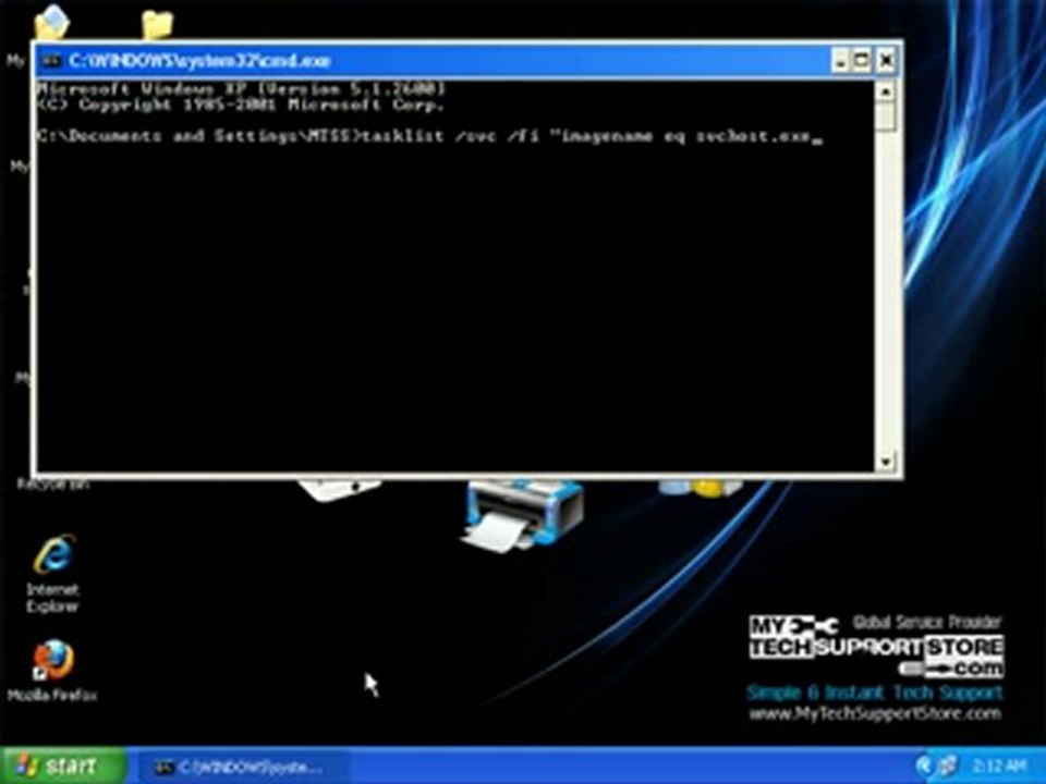 Determining Which Services are Associated with SVCHOST