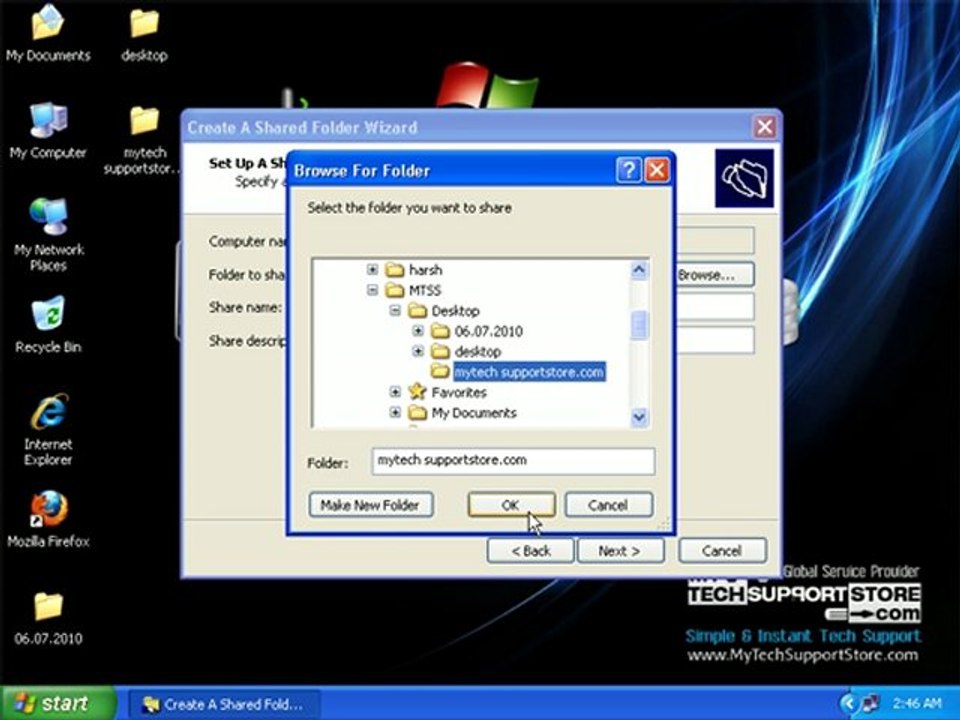 Easy Way to Share Multiple Folders in Windows XP