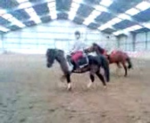 Mwa et mon larry au galop