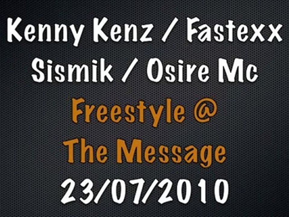 osire mc/sismik/fastexx/kenny kenz freestyle (by dj peusnoo)