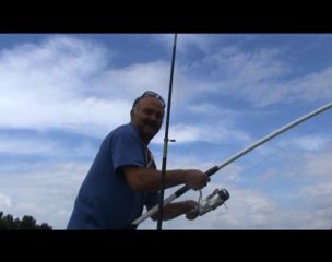 Silure Club Rhodanien : Michel et son silure de 1,38 m