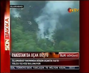 Pakistan'da uçak kazası!