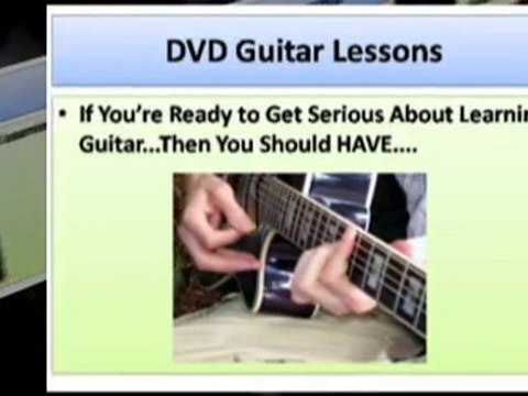 DVD Guitar Lessons - Why You Need DVD Guitar Lessons