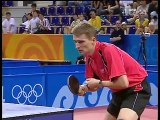 Timo Boll vs Patrick Chila JO Athens 2004