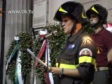 Strage di via Palestro. Cerimonia per i Vigili del Fuoco