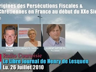 L'Origine des Persécutions fiscales & anti-catholiques (1/5)