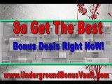 Underground Bonus Vault for Real Estate Investing Product L