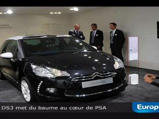La DS3 met du baume au cœur de PSA