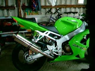 ZX6R 636 2005 pot d origine raccourci