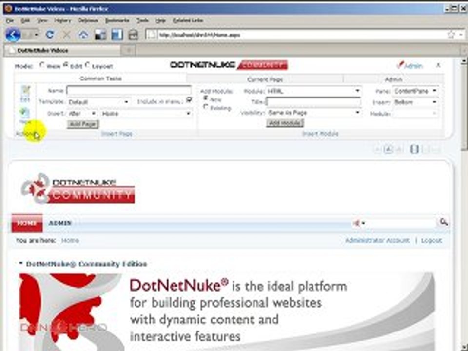 DotNetNuke Tutorial, Setting up meta tags