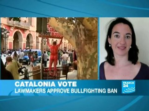 SPAIN: Catalonia lawmakers vote to outlaw bullfighting