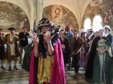 Impromptu à l'Abbaye Royale de Fontevraud, lors de la balade