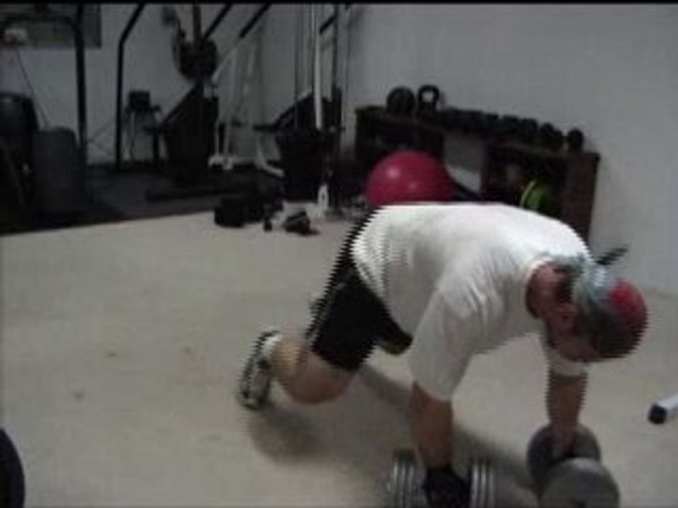 Dumbell Crawling for Abs - shred your abs with this exercise