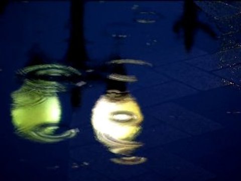 DreamScene Yağmur ve lamba Windows Vista Ultimate - Windows7