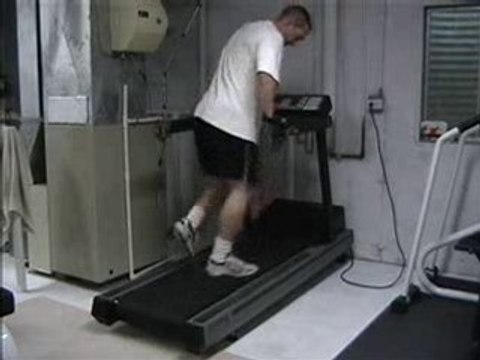Sideways Treadmill Walking for stretching the hips