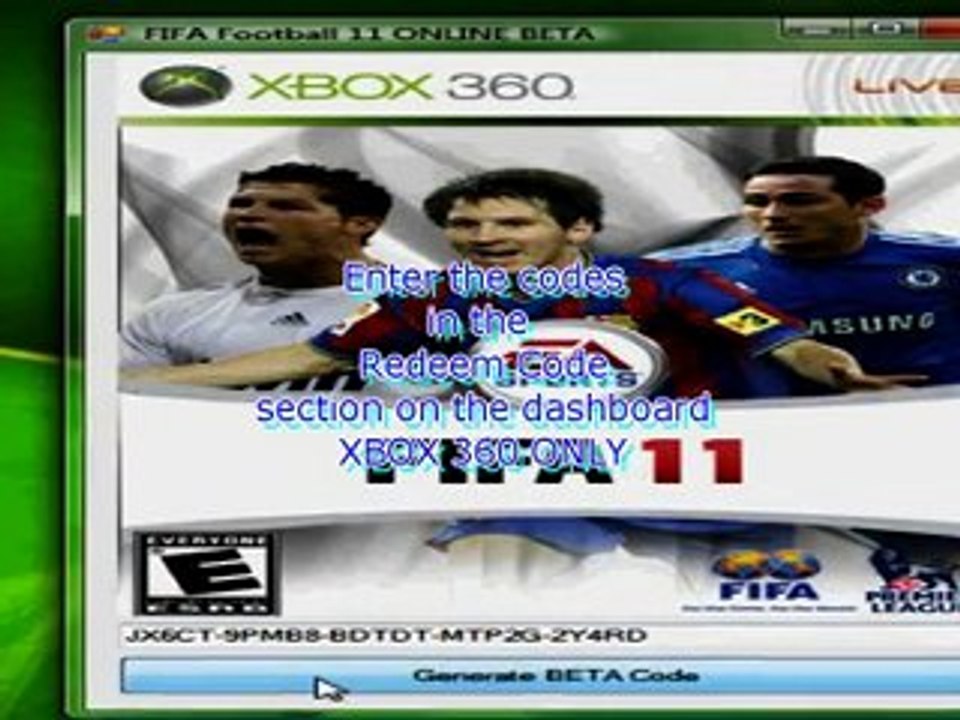 Fifa 11 Online Beta Code Generator