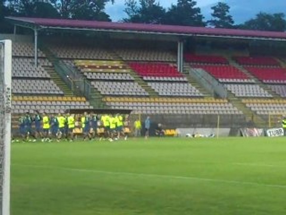 Η προπόνηση του Άρη στην Πολωνία (1)