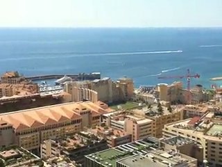 Vue de Fontvielle et du Palais depuis le Jardin Exotique