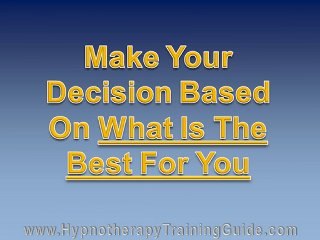 The truth about hypnotherapy home-study courses exposed