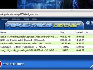 Recording ABC, NBC and CBS using Replay Media Catcher