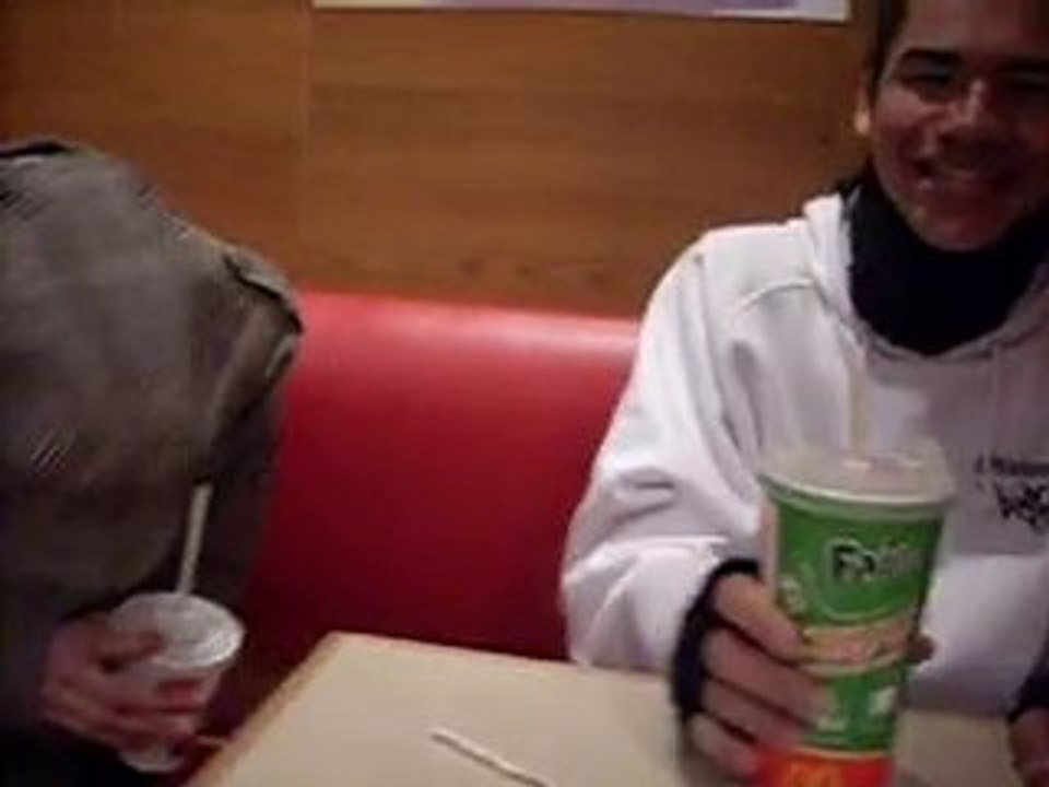 Milk shake coca mcdo