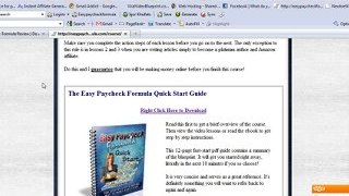 Easy Paycheck Formula Review
