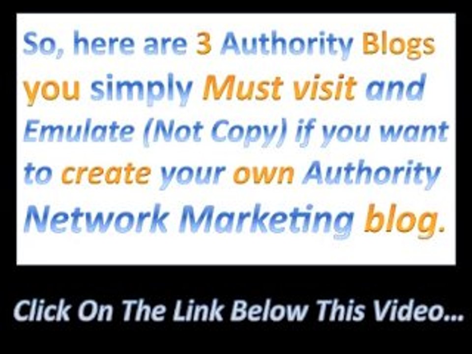 Network Marketing Blogs | Become An Expert Blogger