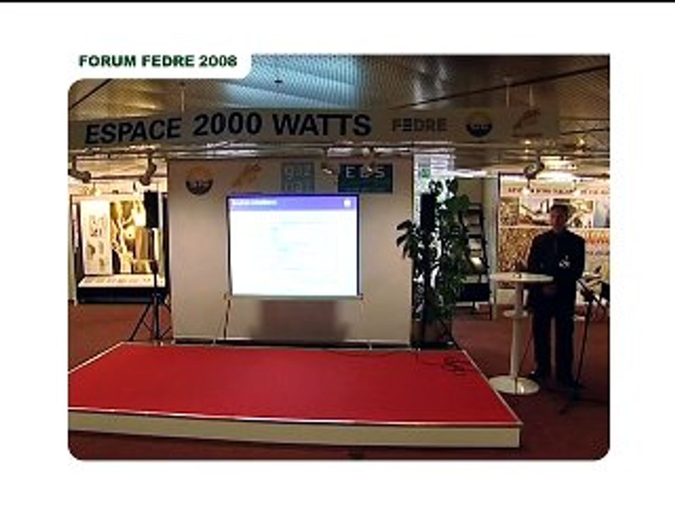 Forum FEDRE 2008 : A. Sculati, SIG