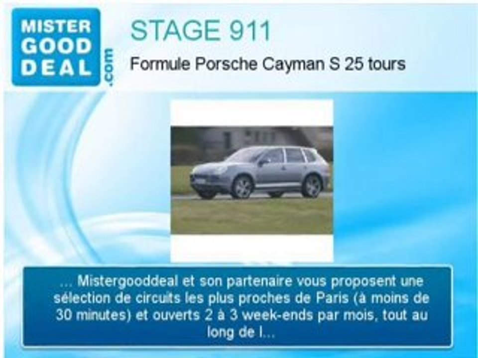 Stage de pilotage sur STAGE 911 Formule Porsche Cayman S 25