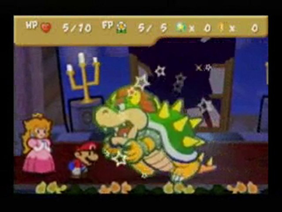 Let's Play Paper Mario part 1: Mario vs Bowser
