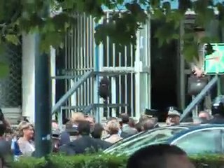 Arrivée de Nicolas Sarkozy à Grenoble, 30/07/2010 à 11h10