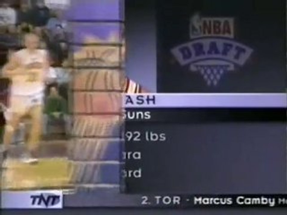 1996 NBA Draft - 15 - Steve Nash, Santa Clara