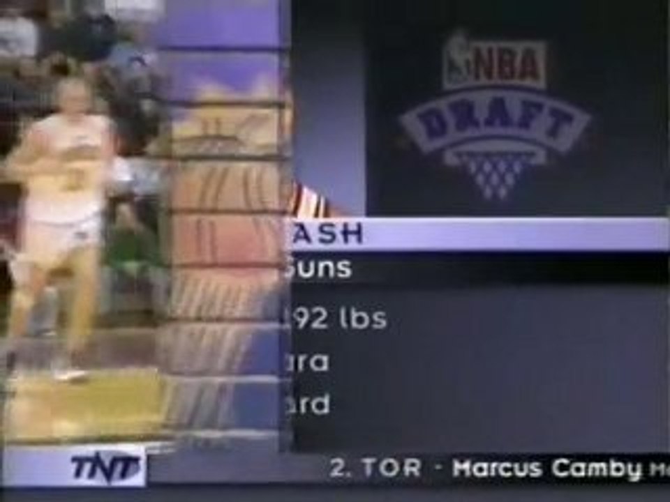 1996 NBA Draft - 15 - Steve Nash, Santa Clara