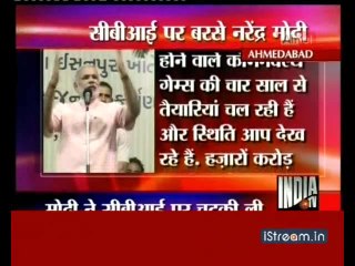 Modi’s jibe upon Congress, CBI