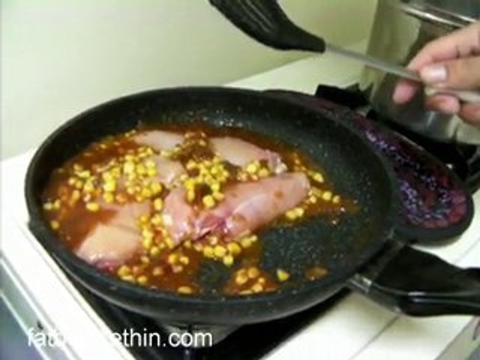 Chicken Veggie ala Salsa - Low Calorie Easy Dinner