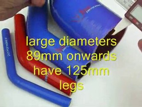 45° ELBOWS Silicone Hose by Viper Performance.