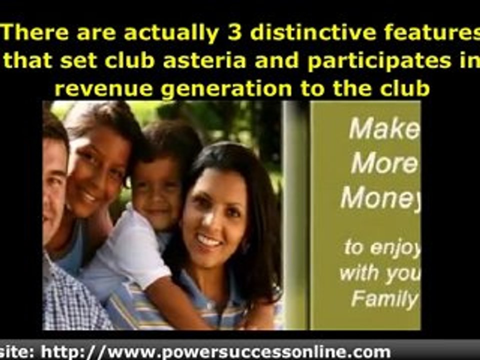 Club Asteria - Earning Second income From Home