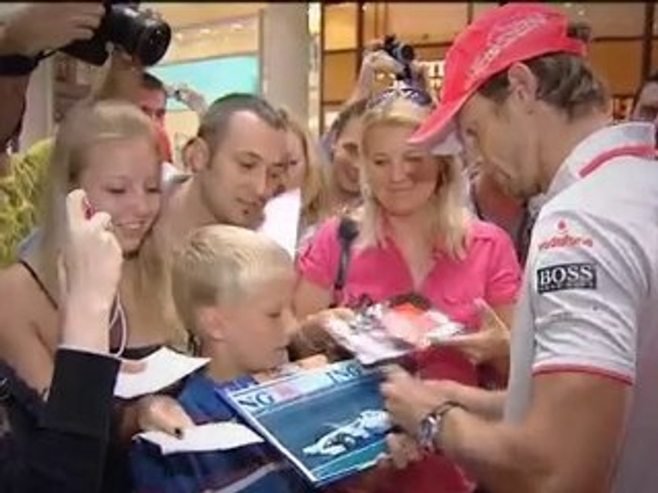 Jenson Button Inside Track Hungarian Grand Prix