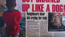Boy Chained like a Dog