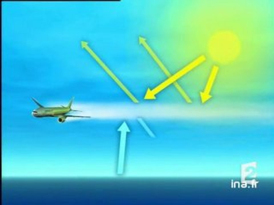 JT- Les trainées d'avions influencent le climat?
