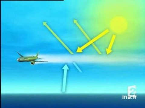 JT- Les trainées d'avions influencent le climat?