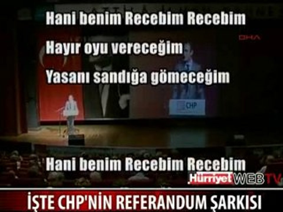 CHP'nin Referandum Şarkısı "Recebim"
