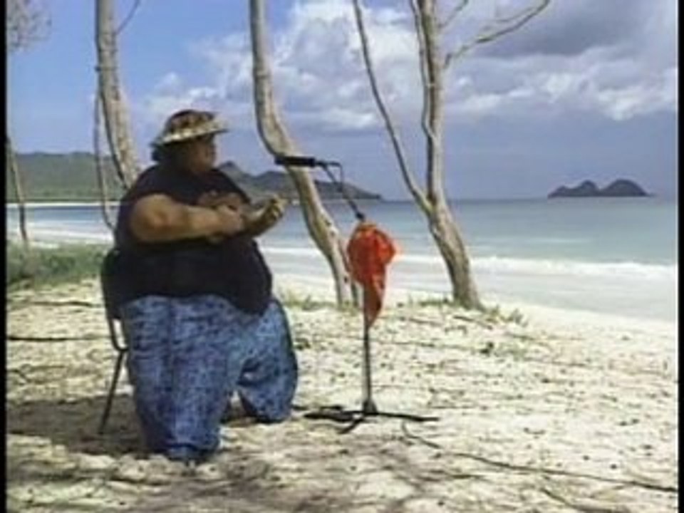 Israel Kamakawiwo'ole_ Bruddah Iz ~ White Sandy Beach