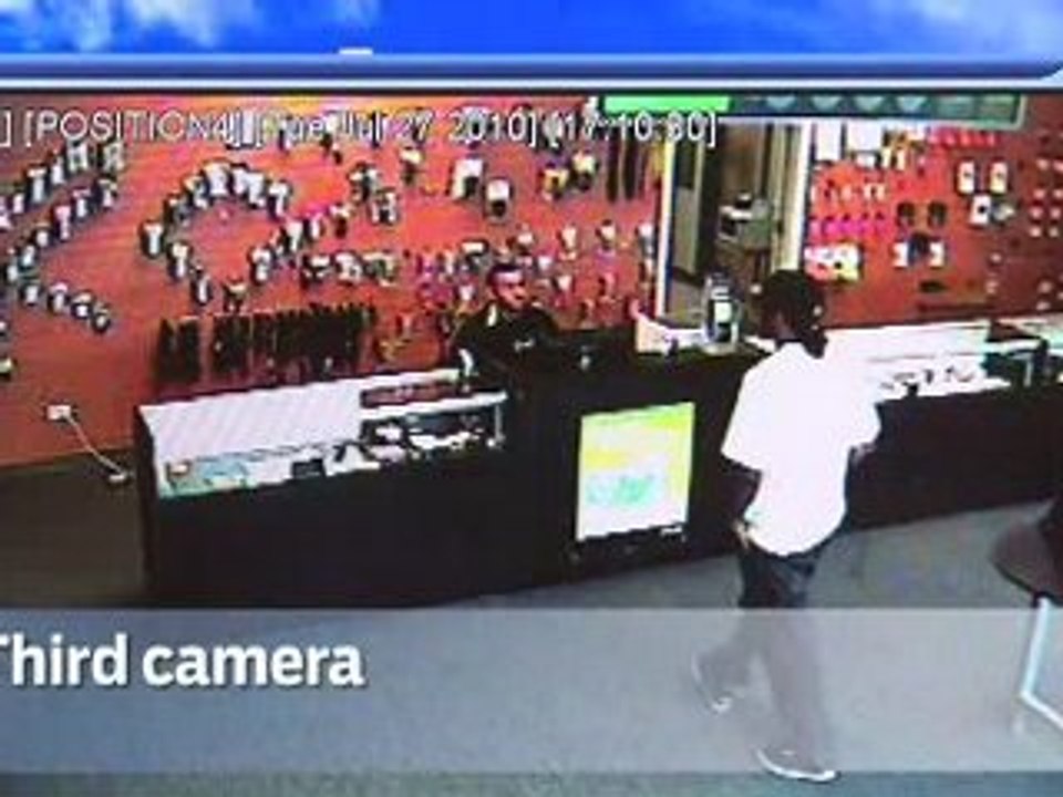 braquage vol raté ridicule  d'un magazin