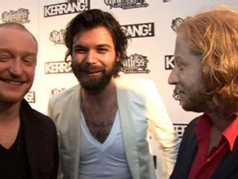 Biffy Clyro at the Kerrang Awards 2010