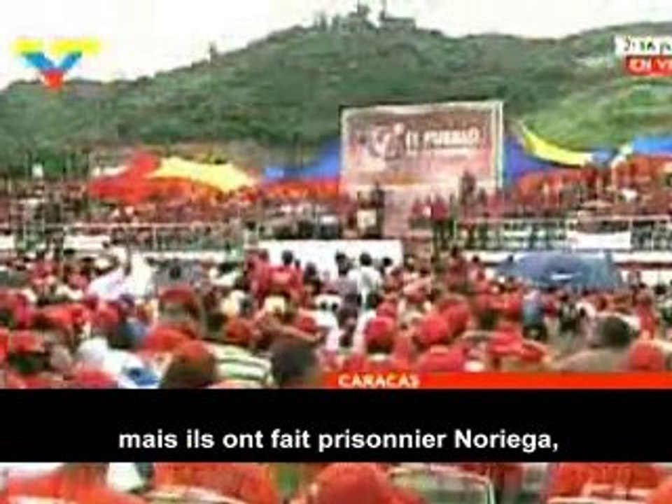 Chavez : "plus une goutte de pétrole pour les E-U"
