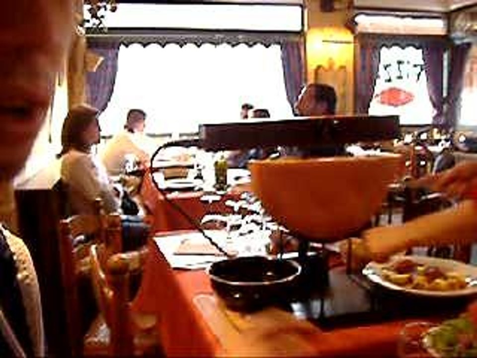 raclette traditionnelle à Morzine