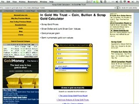 Work Out Jewelry Value Using Scrap Gold Calculator